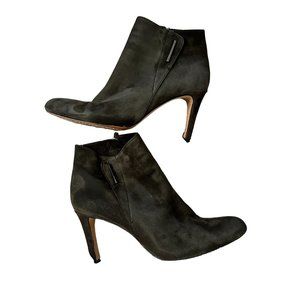 Vince Camuto Charlotte Gray Suede Booties, Sz 8.5